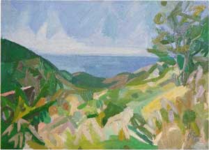 Passo della Crocetta - 1980 olio 70x50
