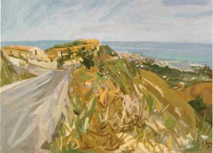 Casolari - 1986 olio 70x50