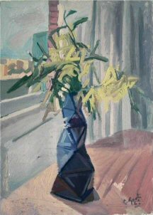 Vaso con mimose
