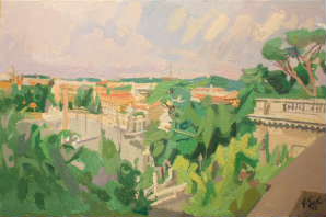 Roma: Terrazza del Pincio - 60x40 - 2005