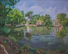 Il laghetto di villa Borghese