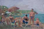 Bagnanti alla Chiaiolella - Procida