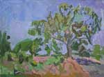 Paesaggio con albero
